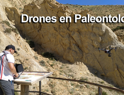 Drones en paleontología y arqueología
