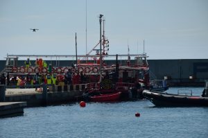 Simulacro emergencia Port Fórum Barcelona