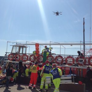 Simulacro emergencia Port Fórum Barcelona