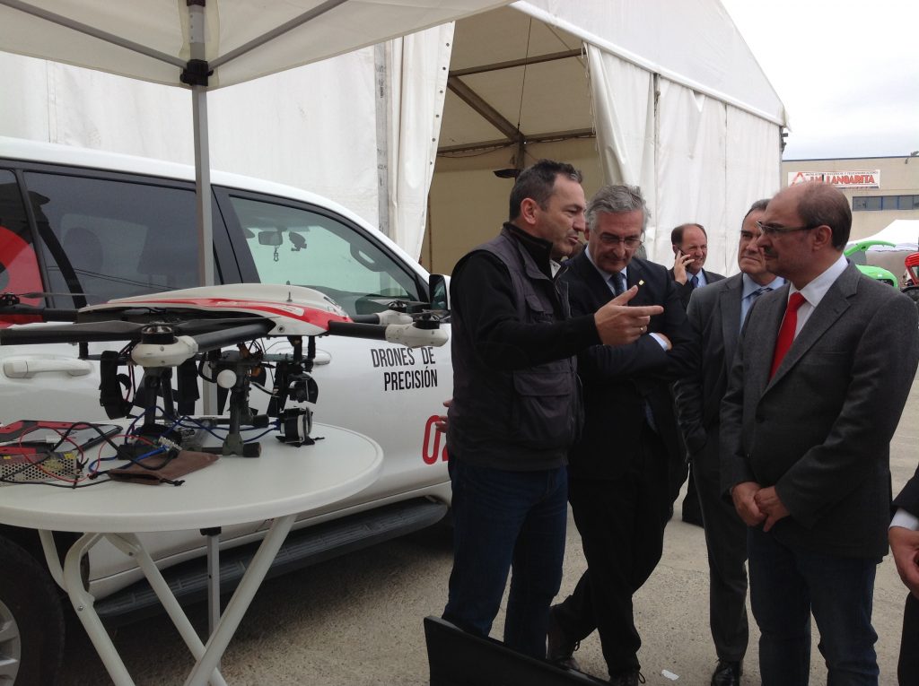 ACG Drone con D. Javier Lambán en VALGA