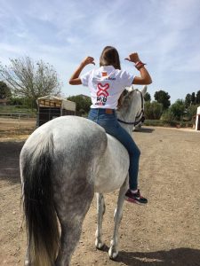 Doma española - Ainhoa a lomos de Mosquetero